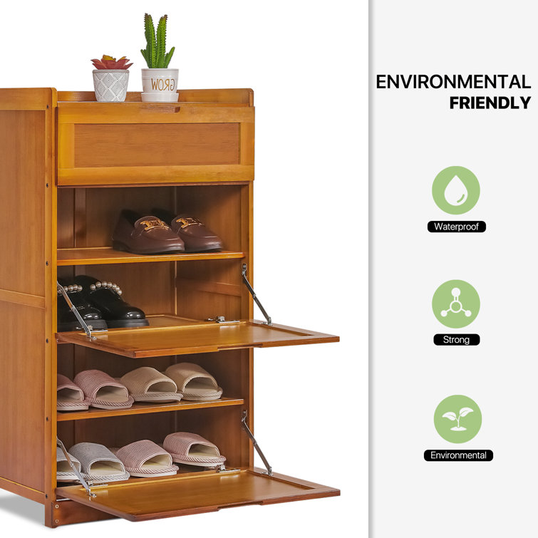 Vida 15 pair shoe storage online cabinet